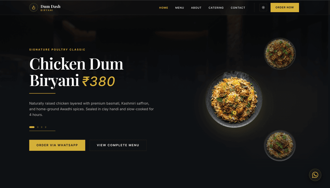 Dum Dash Biryani storefront