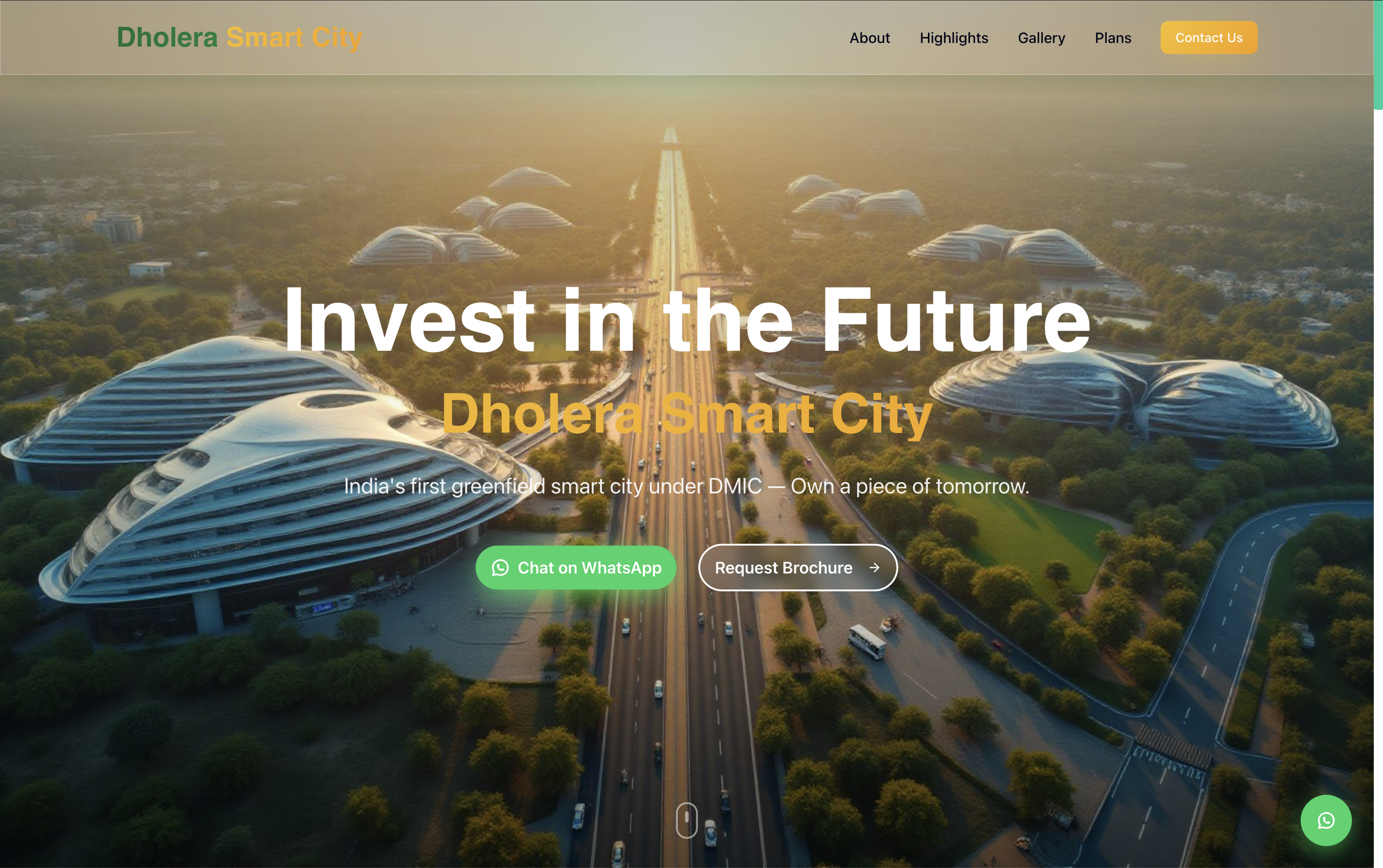 Dholera lead-generation site